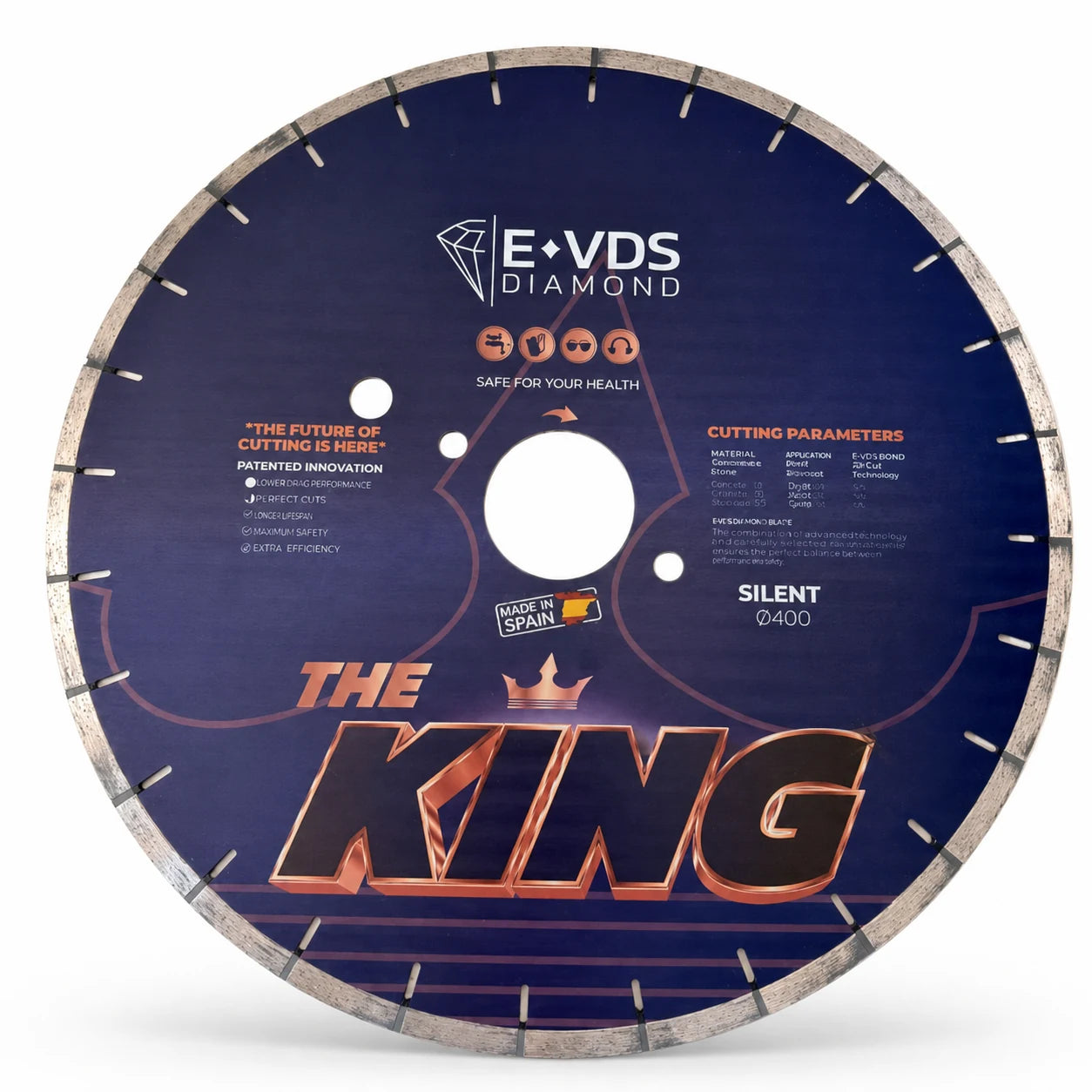 E-VDS THE KING purple diamond bridge saw blade